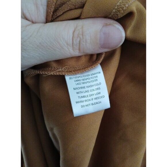 Indigo Rose Women's Shift Dress 3X Brown Boho Festival Cottagecore Lace - Picture 7 of 7